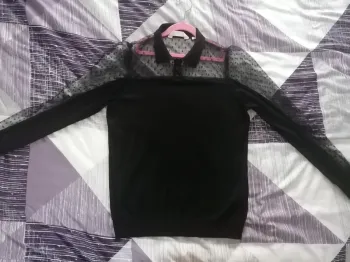 Pull dentelle à pois nafnaf taille M #Vêtements_femmes_krocaro