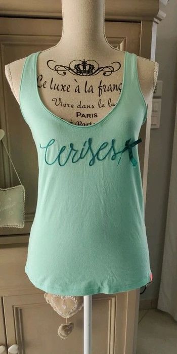 débardeur menthe le temps des cerises taille 36