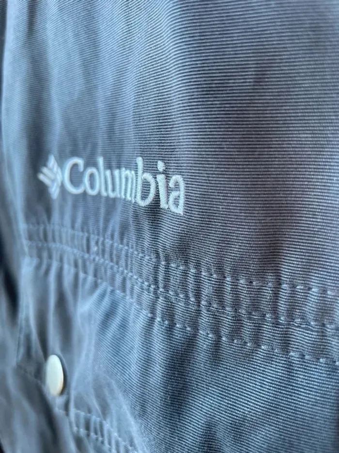 Columbia Coupe-Vent Gris à Capuche Homme M – Veste Windbreaker Zip - photo numéro 4