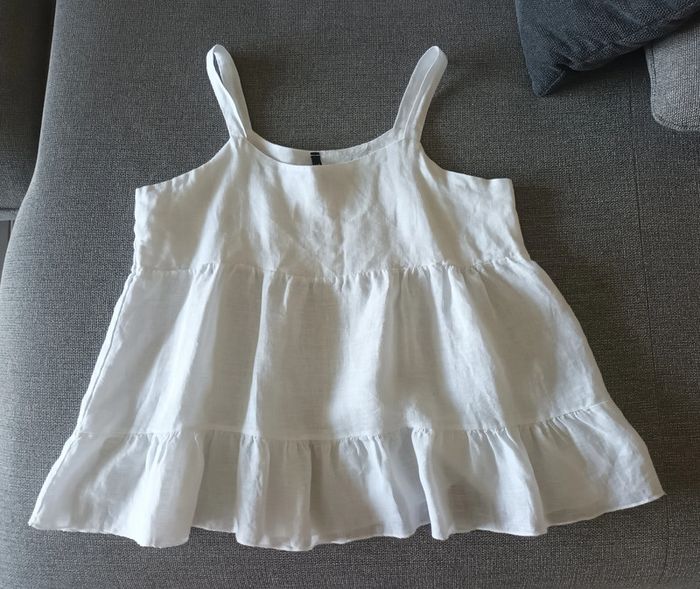 Top à bretelles léger en lin - photo numéro 8