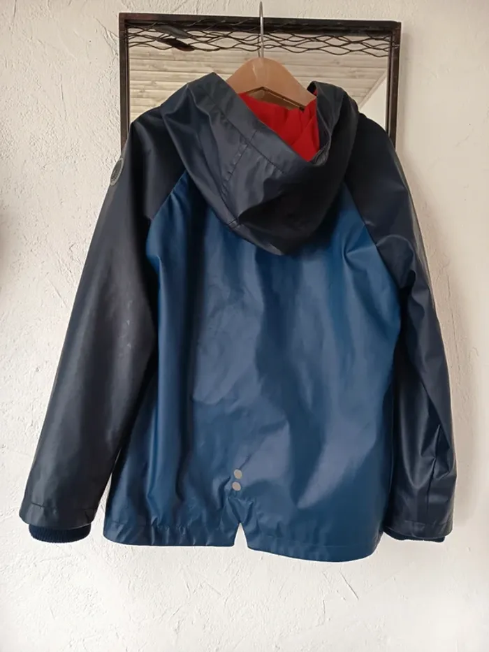 Veste de pluie doublée à capuche et zippée - photo numéro 2