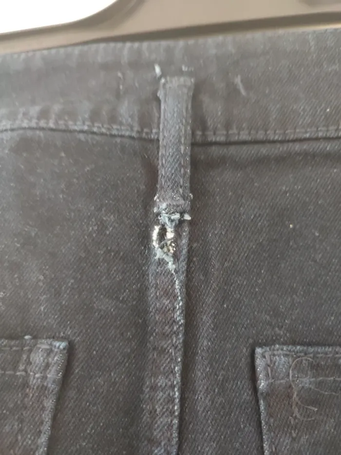 Short en jean bleu - photo numéro 4