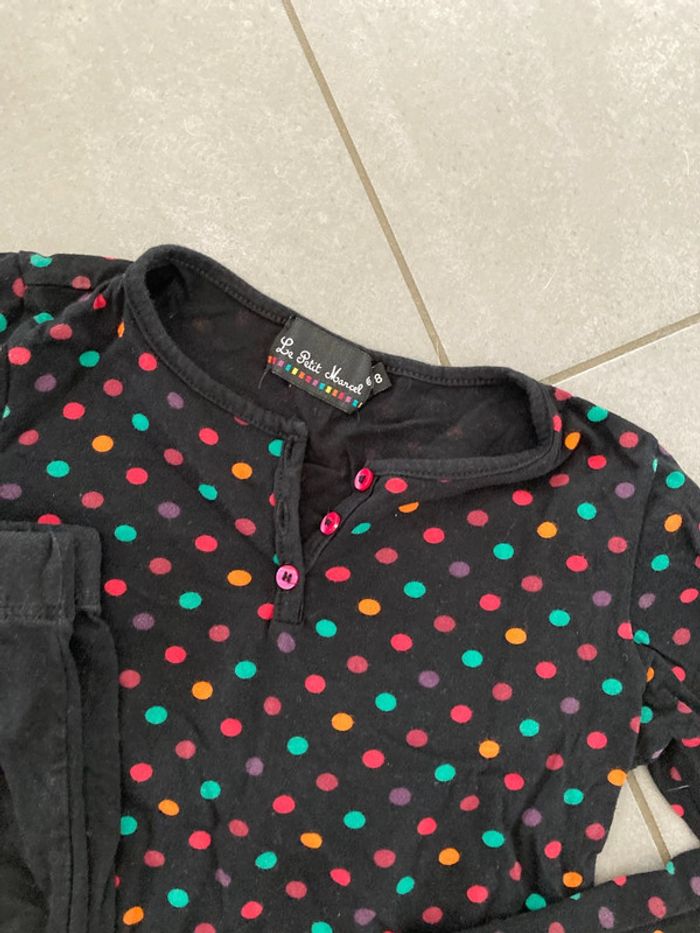 Le petit marcel pyjama pantalon haut vêtement nuit fille 8 ans - photo numéro 4