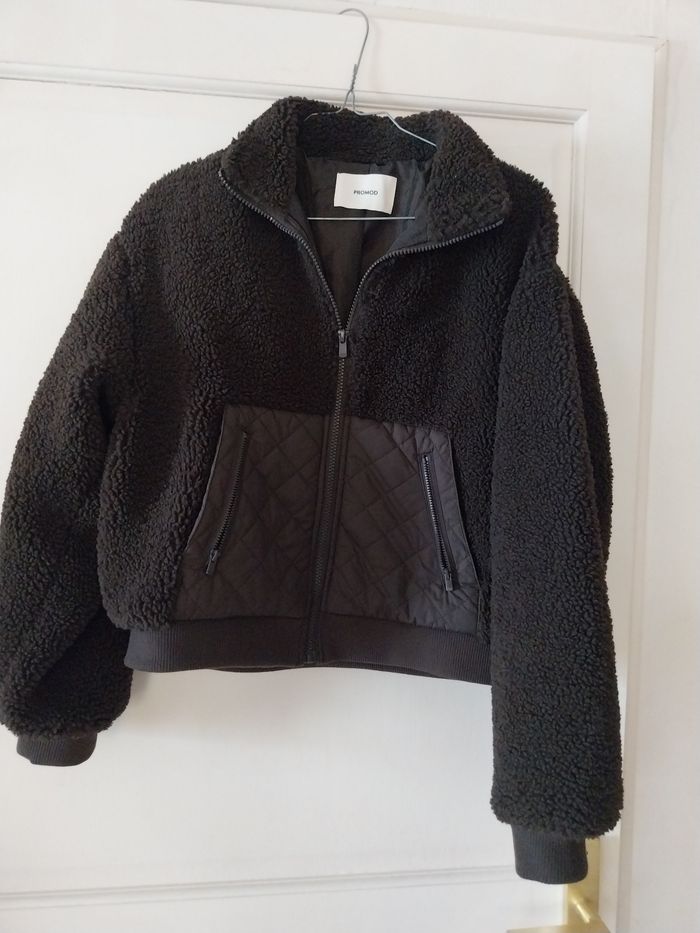 Blouson style bomber marron