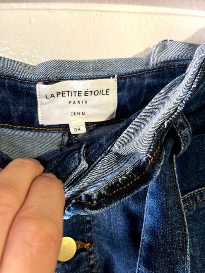 Short en jeans taille haute taille 38 - photo numéro 5