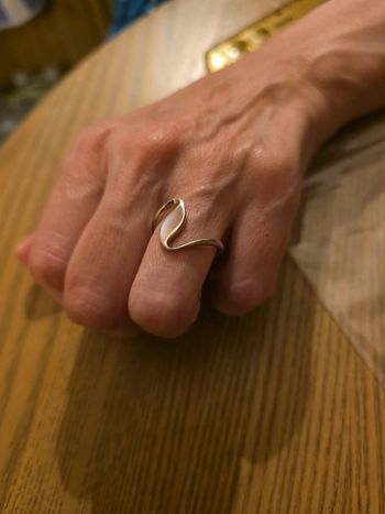 Bague argent taille 58