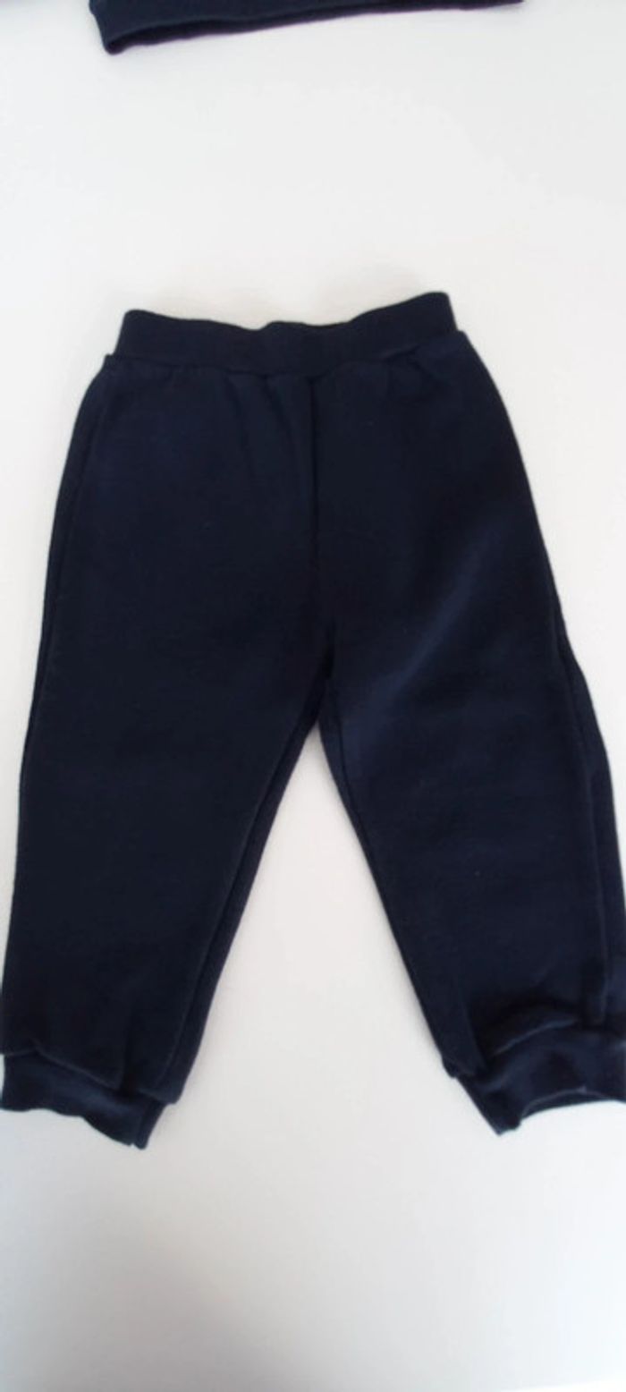 Jogging bébé garçon moutarde et marine - photo numéro 2