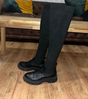 Cuissardes noires Zara Pointure 38