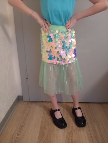 Jupe sirène sequins 6/8ans