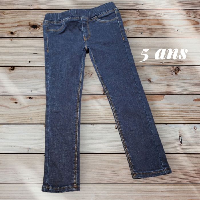 Tregging bleu foncé – Vertbaudet – 5 ans Neuf