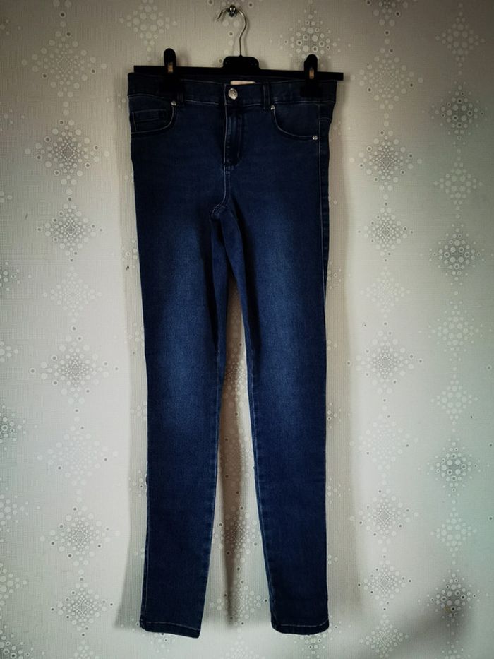 D2569 - jeans bleu fille 13 ans