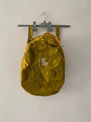 Sac à dos imperméable jaune gonflable