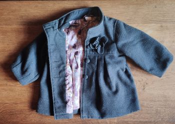 Manteau habillé fille gris h&m