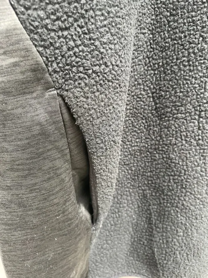 Russell Men's Active Faux Sherpa Hooded Full Zip Vintage Jacket Size L - photo numéro 3