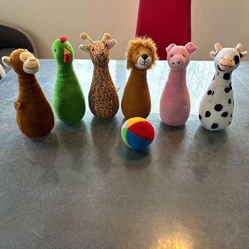 Jeu de quilles en tissu