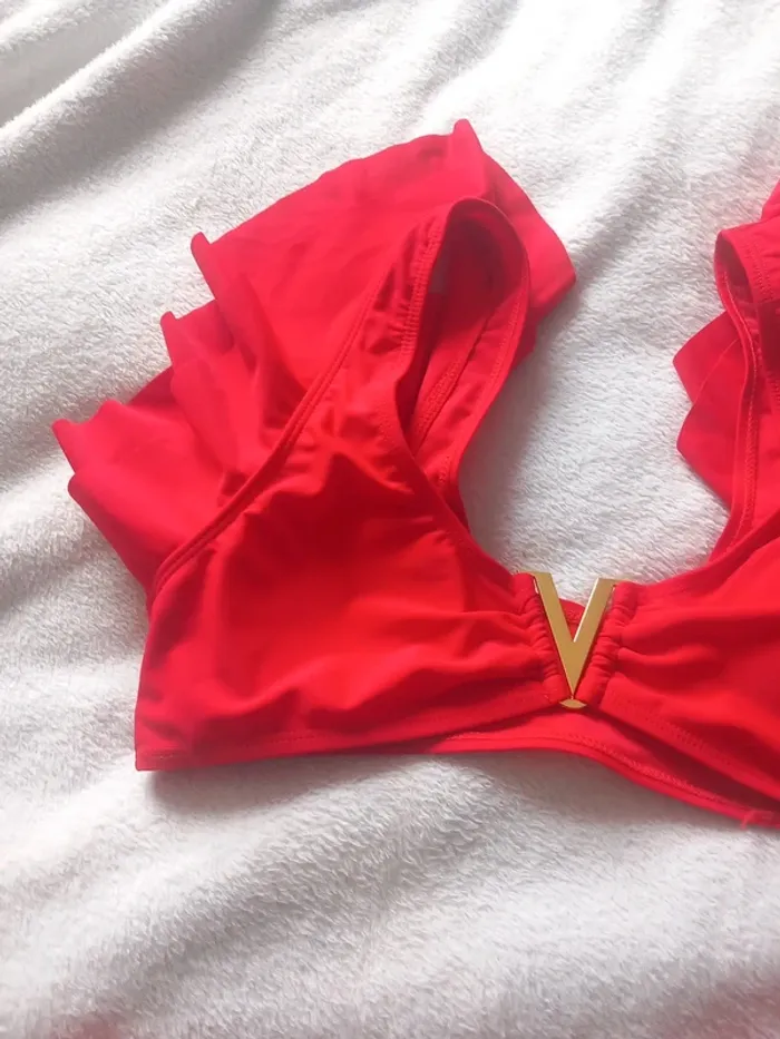 Maillot de bain rouge S - photo numéro 4