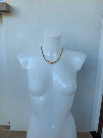 Collier doré vintage