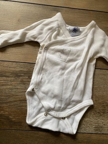 Body blanc petit bateau naissance