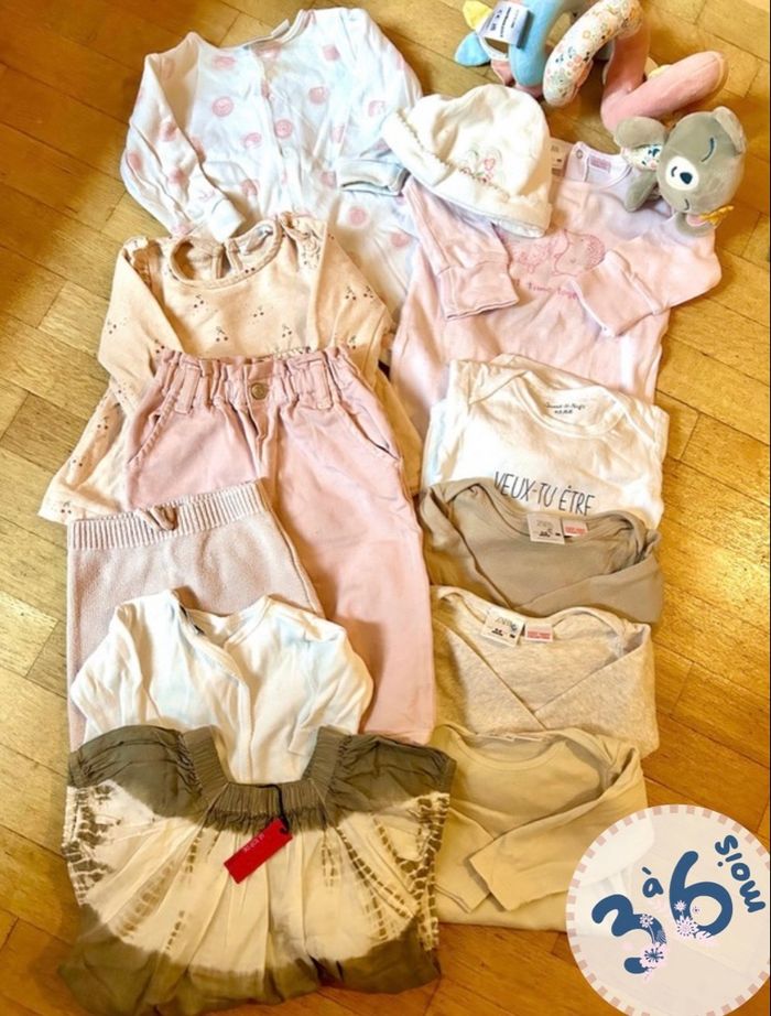 Gros lot bébé 3-6 mois - Zara, petit bateau, le toit de la lune