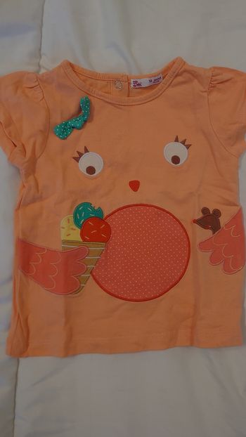 Tee shirt orange DPAM