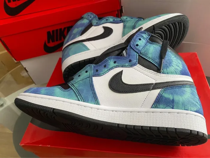 Jordan 1 rétro tie dye - photo numéro 5