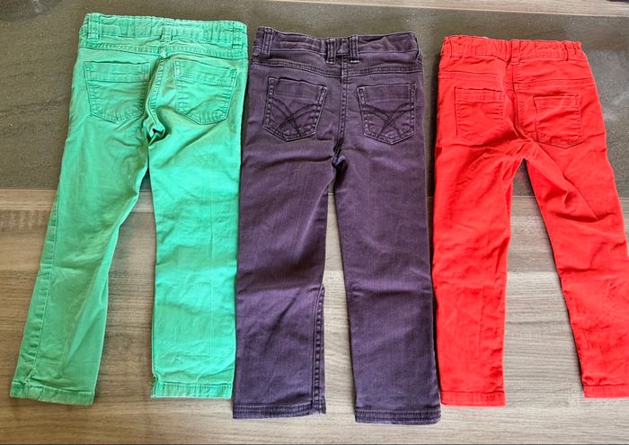 Lot 3 pantalons fille - photo numéro 5