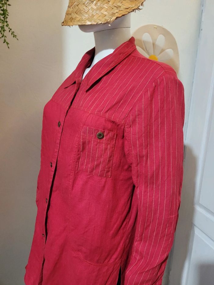 Chemise veste en lin - photo numéro 4