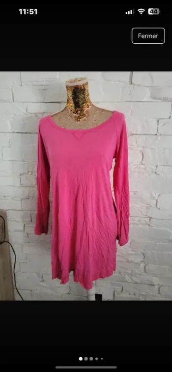 Robe été rose 42