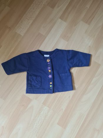 Gilet bleu marine / Taille 3 mois