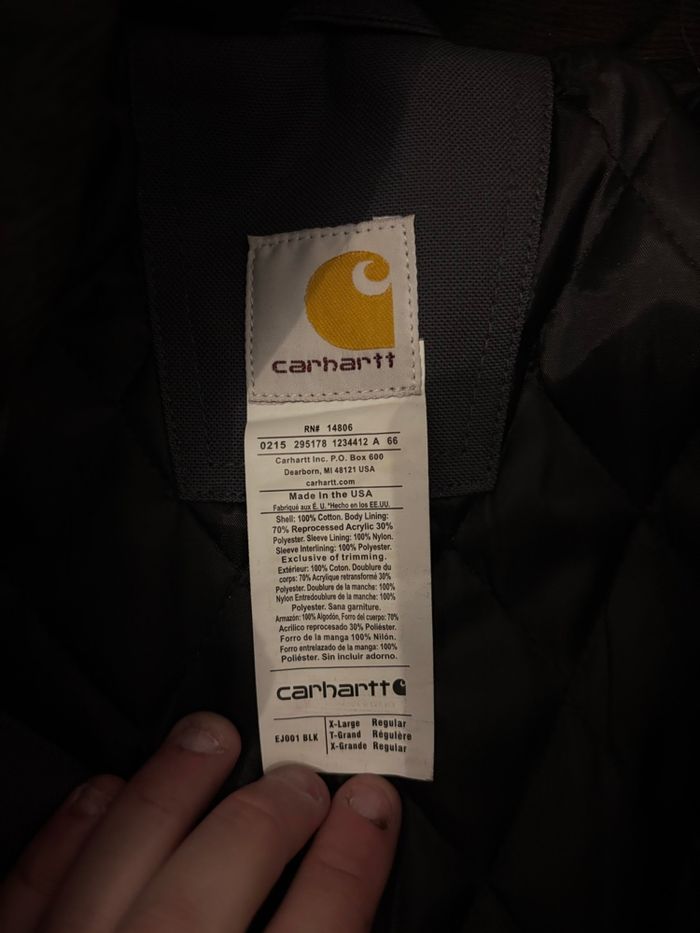 Veste Harrington carhartt rework - photo numéro 10