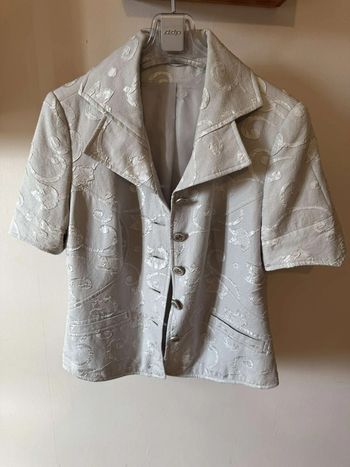Veste blazer en manche courte