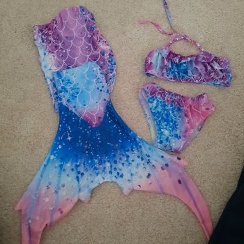 Lot sirene de bain 5ans