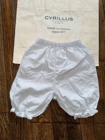 Bas en velour Cyrillus Bleu ciel 3 mois