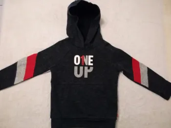 Sweat à capuche Okaïdi 4 ans (réf perso P21)(familleac72)