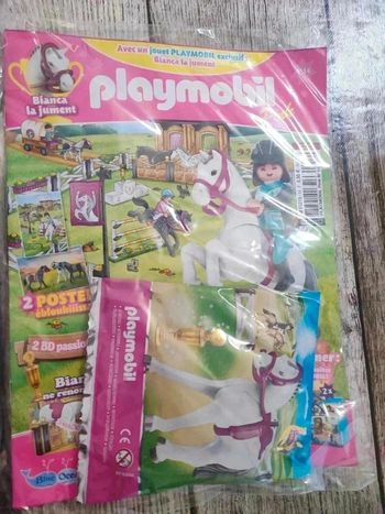 Magazine playmobil la jument Bianca N°14