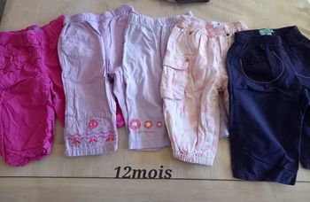 Lot pantalons 12mois