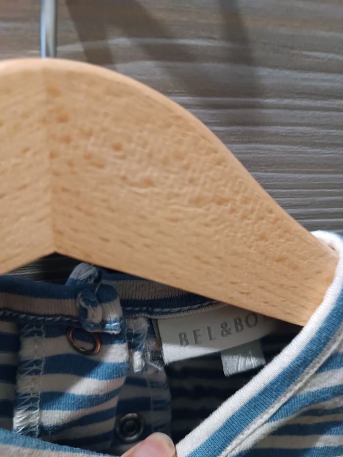 T shirt longues manches ligné - photo numéro 2