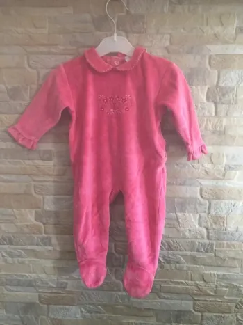 Pyjama velours Grain de blé 3M