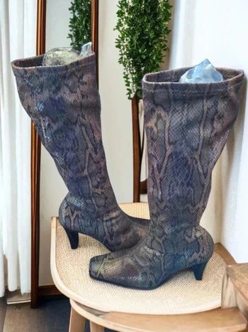 Paire de bottes a talon imprimées python 🌹 38 🌹