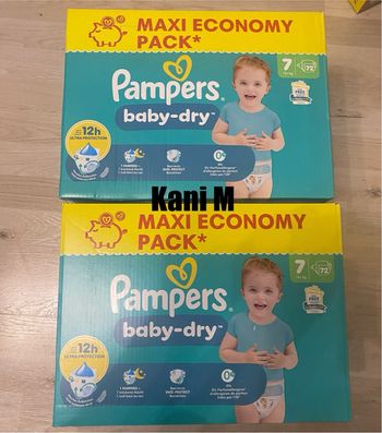 Pampers taille 7 