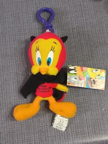 Looney tunes Peluche titi diable porte clé