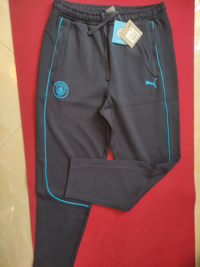 Pantalon foot Manchester City, Puma Authentique Officiel taille Femme M, Neuf