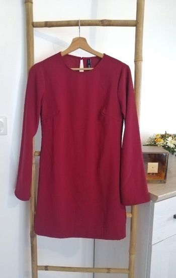 Robe bordeaux Mango