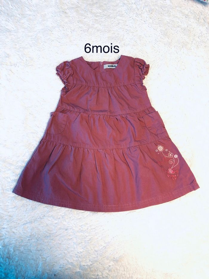 Robe bordeaux 6m