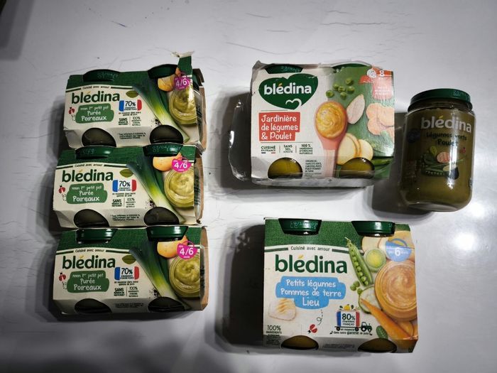 Lot petits pots bébé