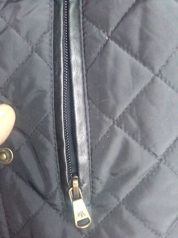 Veste matelassée avec liseret en cuir RALPH LAUREN - photo numéro 5