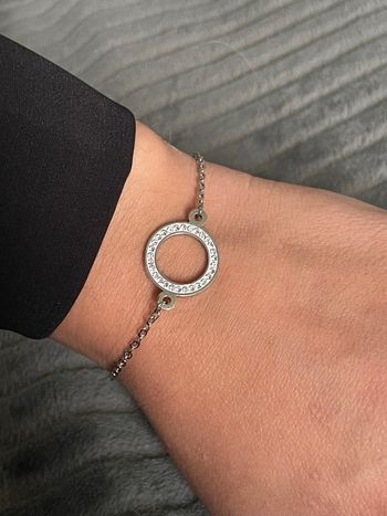 Bracelet cercle strass