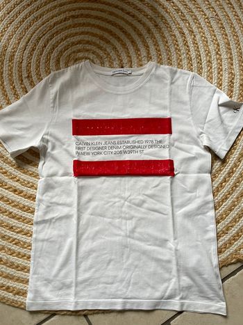 Tee-shirt blanc Calvin Klein