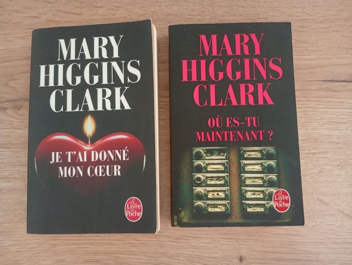 Lot livres Mary Higgins Clark