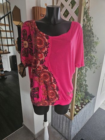 Desigual blouse Fushia taille S